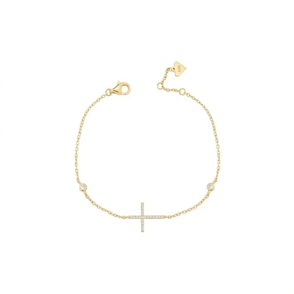 Pulseira Cruz Dourada