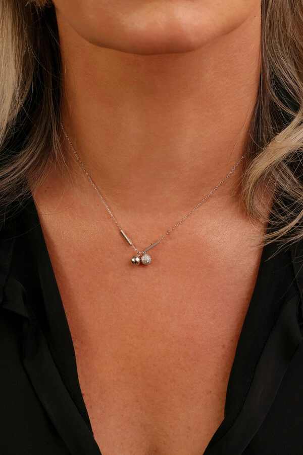 Colar Twin Moissanite