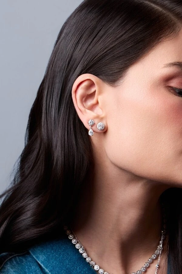 Brinco Nina Moissanite