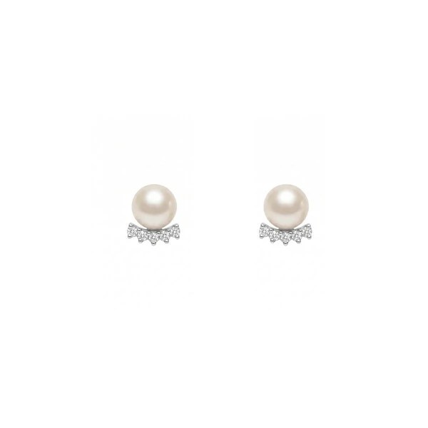 Brinco Pearl Moissanite