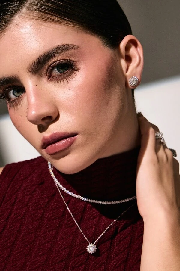 Brinco Explosion Moissanite