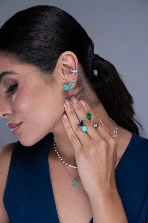 Brinco Ponto de Luz Colombiana 4mm