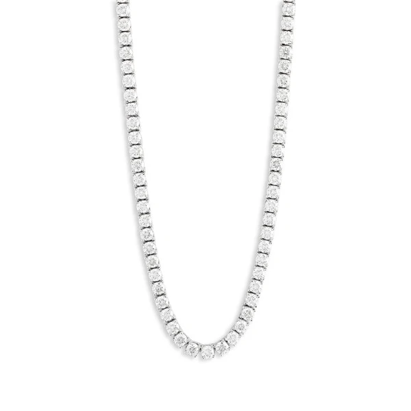 Colar Riviera Moissanite 3mm 38cm