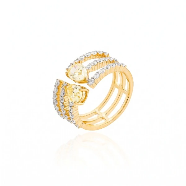 Anel Dourado Yellow Fancy