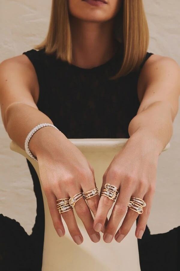 Anel Stack Moissanite