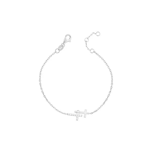 Pulseira Cruz Dupla