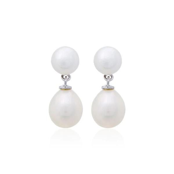 Brinco Duo Pearl
