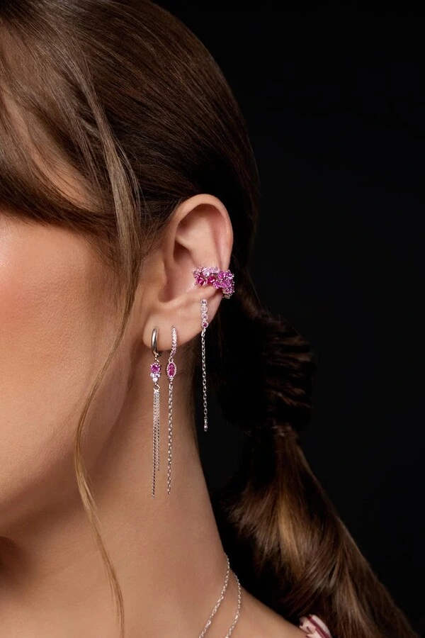 Fake Piercing Dopamine Pink