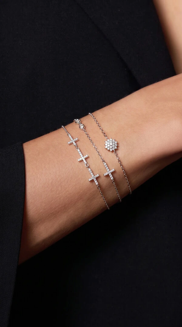 Pulseira Daisy Moissanite