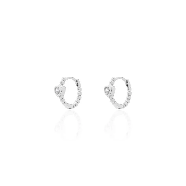 Brinco Argolinha Heart Light