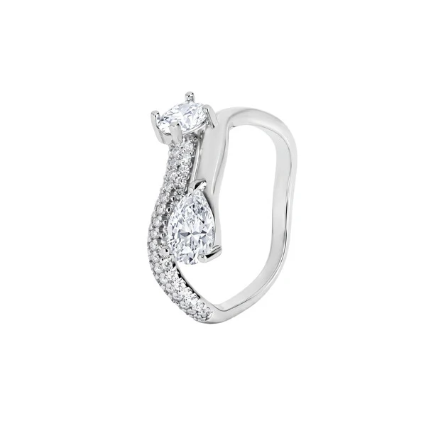 Anel Ísis Moissanite