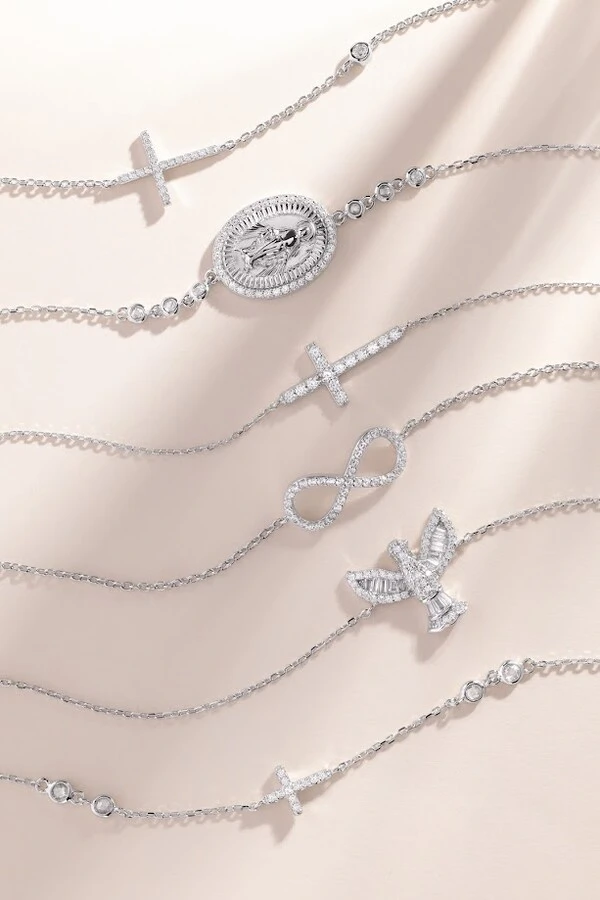 Pulseira Espírito Santo Baguetado