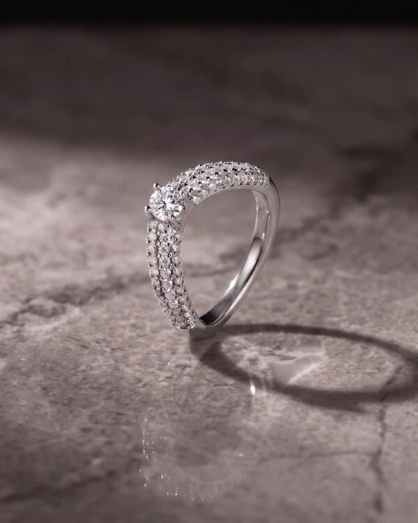 Anel Bridgerton Moissanite