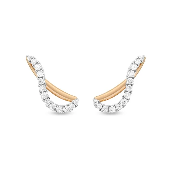 Ear Cuff Curve Moissanite