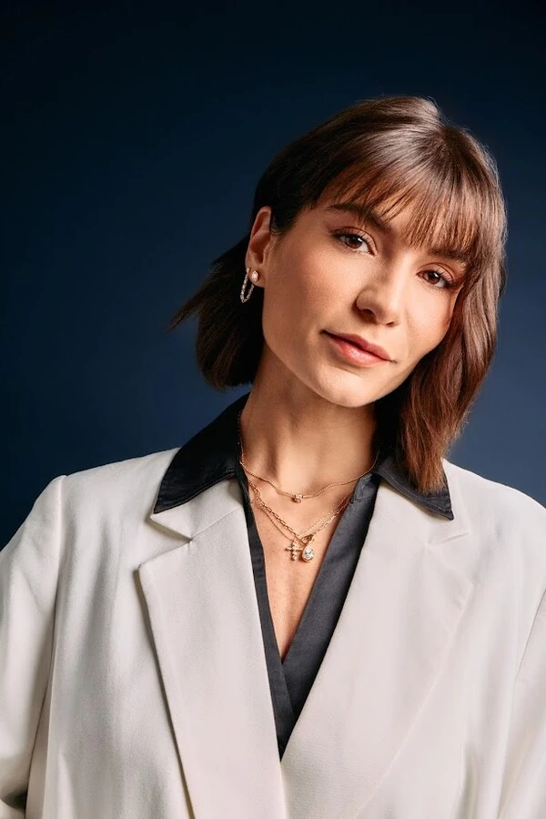 Colar Cruz Moissanite