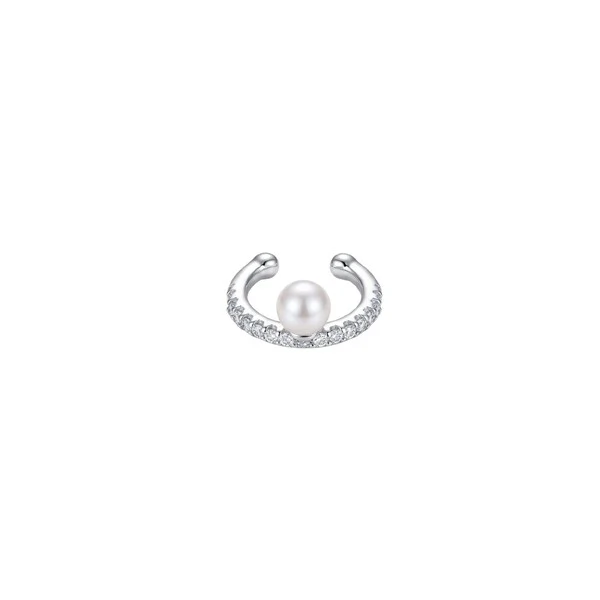 Fake Piercing Pérola & Moissanite