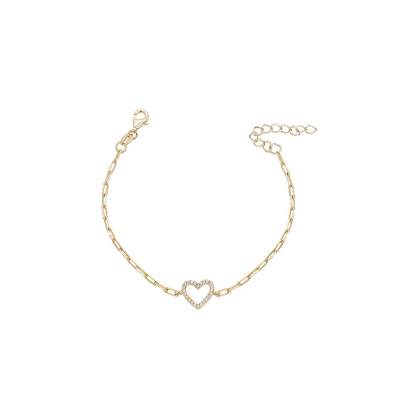 Pulseira Heart Cartier Dourada