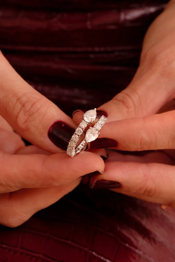 Anel Stellar Moissanite