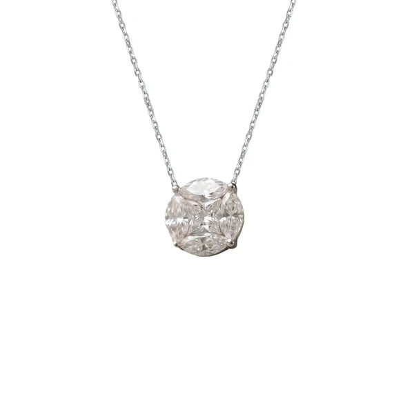 Colar Illusion M Moissanite