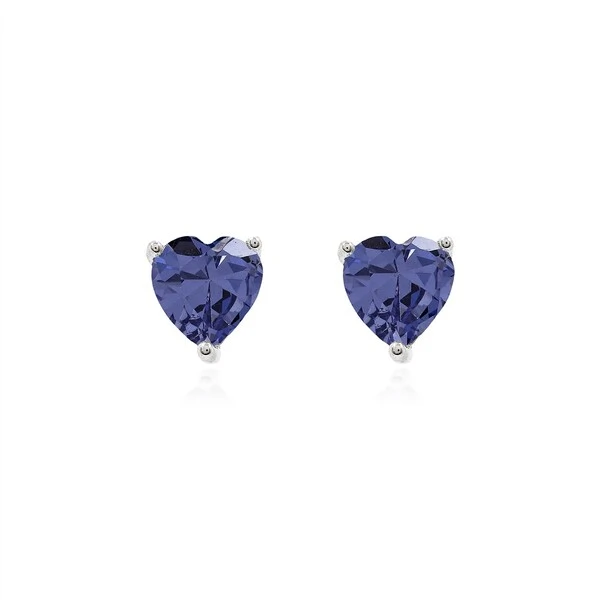 Brinco Heart Tanzanita