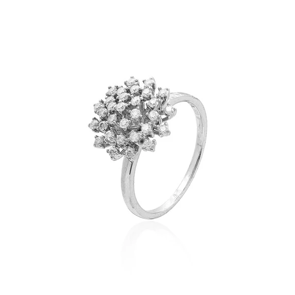Anel Queen Moissanite