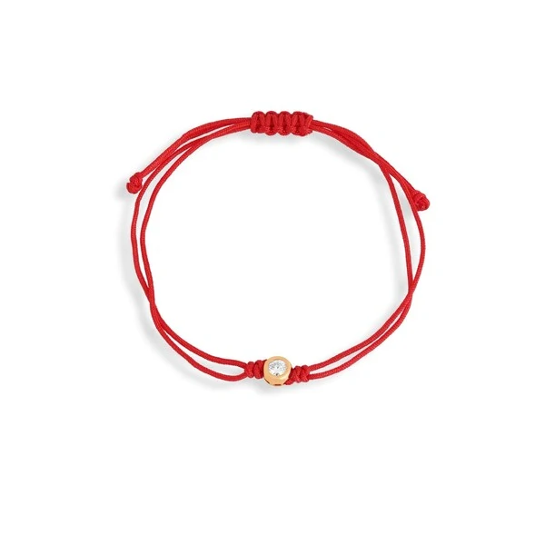 Pulseira Scarlet Seda & Moissanite