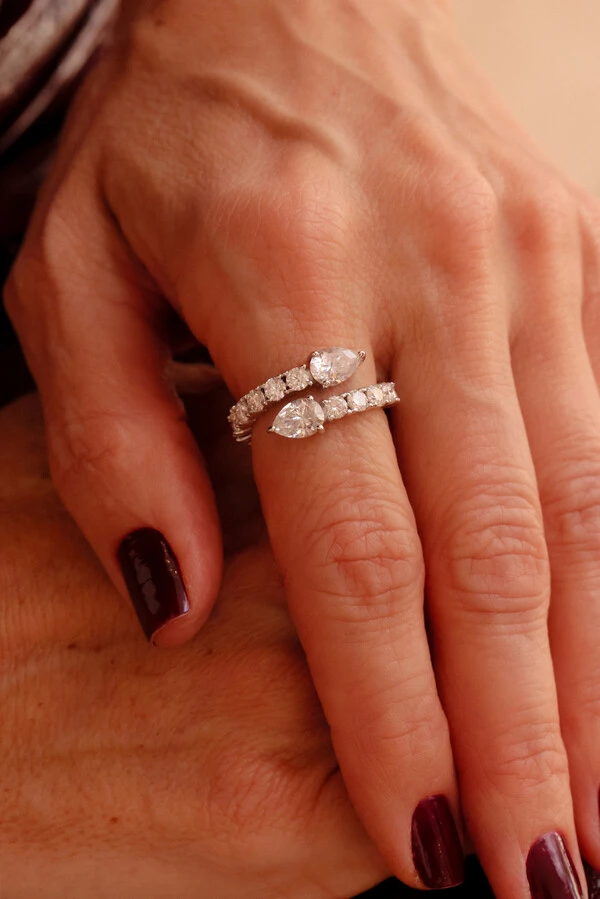 Anel Stellar Moissanite