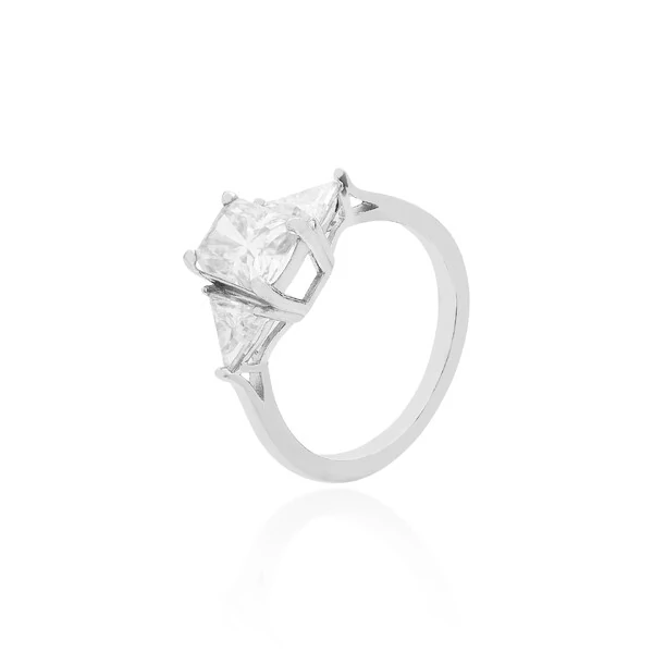 Anel Gem Moissanite