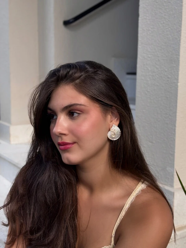 Brinco Conch Madrepérola