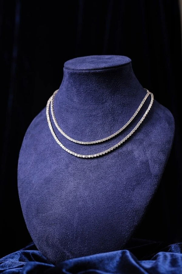 Colar Riviera Moissanite