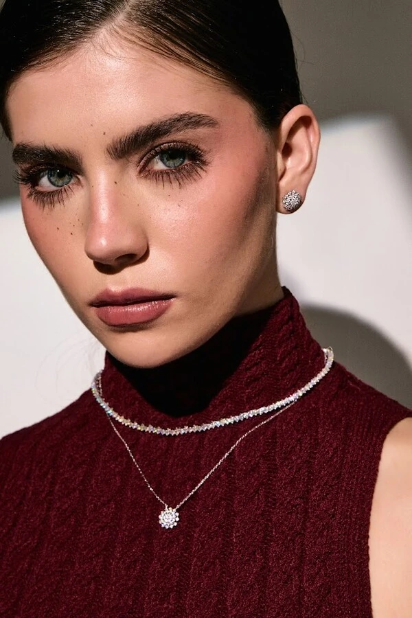 Brinco Explosion Moissanite