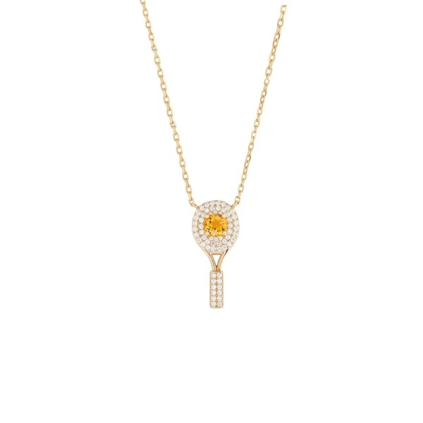 Colar Le Match Citrino & Moissanite