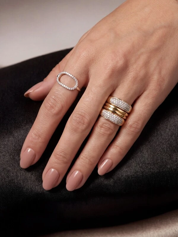 Anel Andy Moissanite