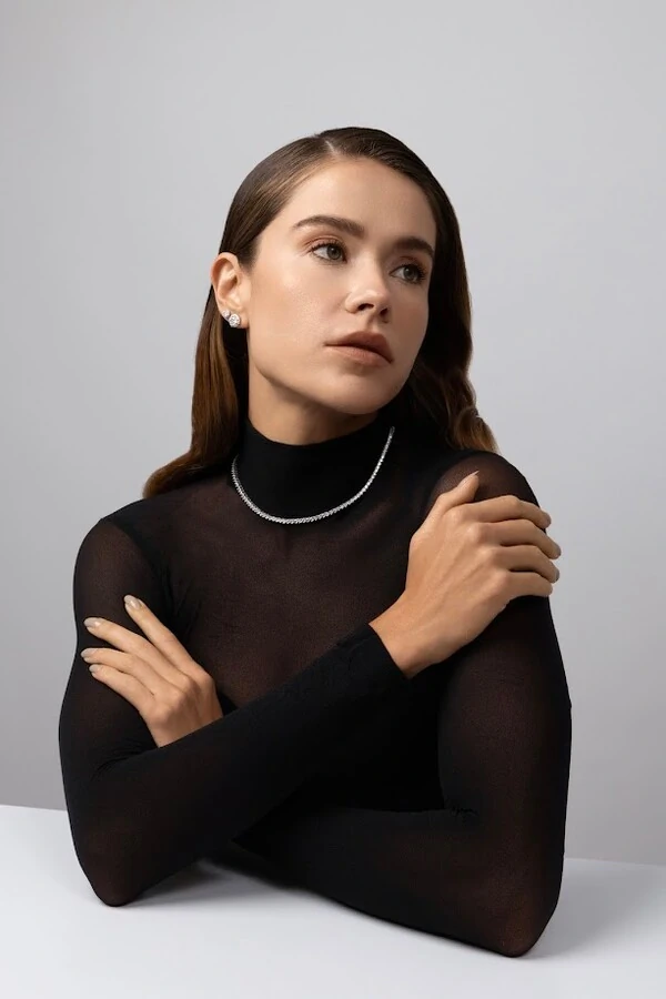 Colar Riviera 3 Garras 40cm 2,5mm