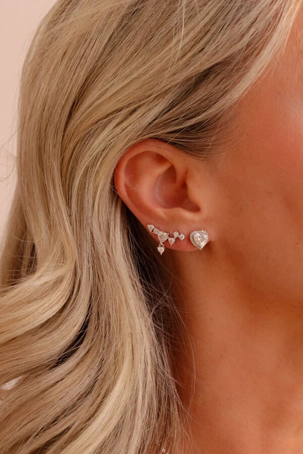Ear Cuff Moissanite
