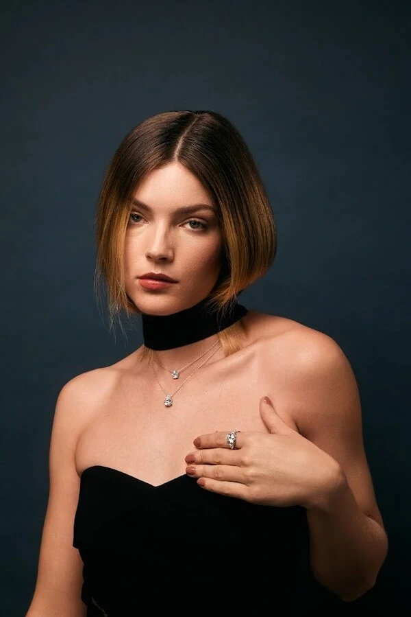 Colar Gota Moissanite