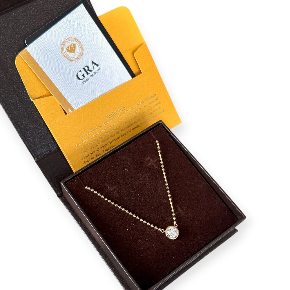 Fotocolar joia bolinhas com solitário moissanite 7mm 1.20ct cravação inglesa prata925