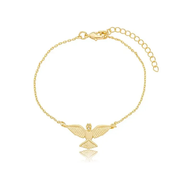 FotoPulseira joia com significado divino espirito santo ouro18k