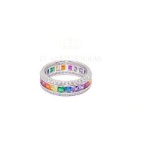 Anel Rainbow Prata925
