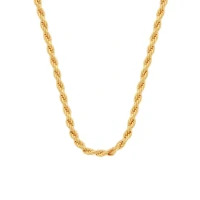 Colar corrente clássica cordão baiano 46cm5mm ouro18k