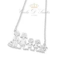 Colar Familia Rodio