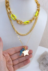 Pingente sugar esmaltado