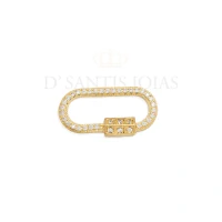 Pingente Mosquetao Ouro18k