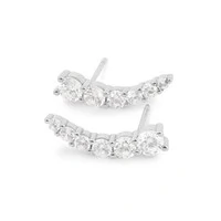 Brinco joia ear cuff solitários clássicos 4mm