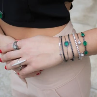 Anel spike paris prata925