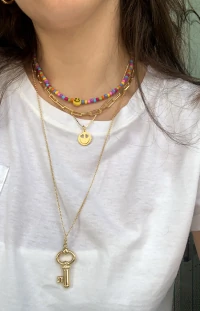 Pingente Smile Coraçoes Ouro18k