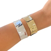 Bracelete Cuff minimalista ouro18k