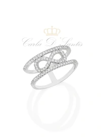 Anel Infinito Prata 925
