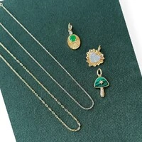 Colar corrente elos clássico delicado ouro18k (escolha o tamanho)