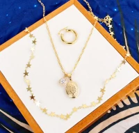 Pingente Ponto Colorido Cravejado Ouro (escolha a cor)